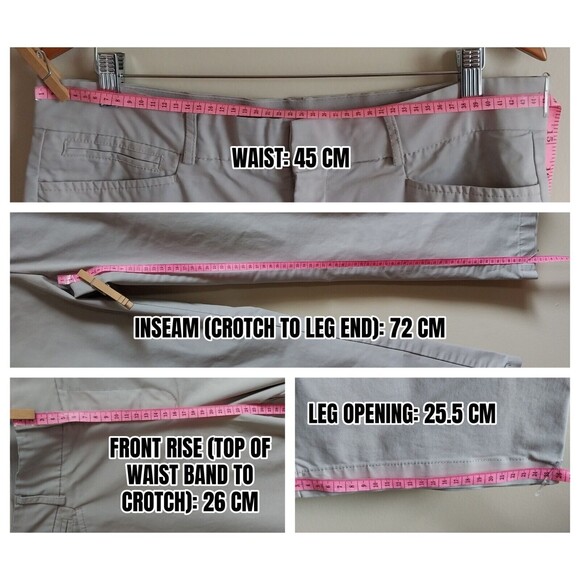 Dockers Womens Size 14S Khaki Beige Chino Pants Twill Comfy Casual Travel Work - Picture 5 of 7